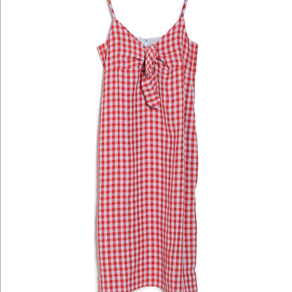 J Crew Gingham MidiDress